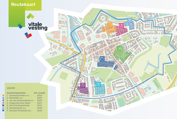 luchtfoto plangebied Vitale Vesting